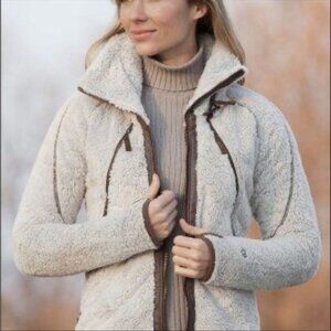 KUHL Flight luxury Fleece Jacket stone/brown Medium